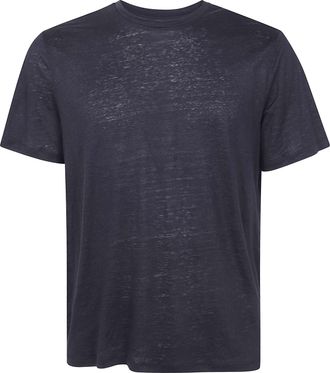 Majestic Solid Color Short Sleeves Round Neck Sweater