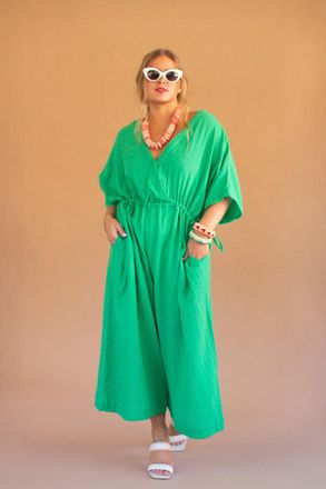 Kalalou Drawstring Waist Jumper