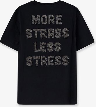 Pinko Womens Cotton T-Shirt Black T-Shirts & Jerseys