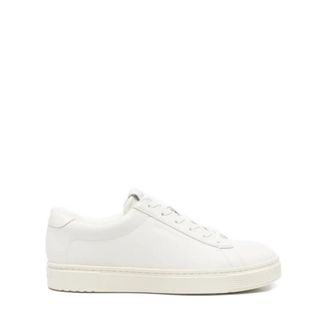 Emporio Armani Leren Sneakers - Heren - Sneakers - Wit - 44 EU - Leer - Schoenen
