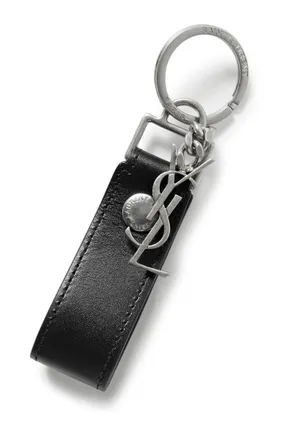 小物 SAINT LAURENT piercing key ring YSL Yves Saint Laurent Y Key Ring Keychain Purse Charm