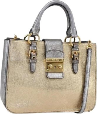 Miu Miu Pre-owned Handbags, female, Multicolor, Size: ONE SIZE Pre-owned Handbag