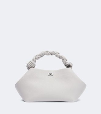 Ganni Bou Mini leather top-handle bag