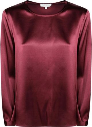 Antonelli Adige T-shirt ML Seta - Dames - Blouses - Rood - M - Overhemden