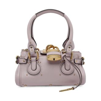 Chlo&eacute; Dames, Tassen, Paars, Maat: ONE Size Leer