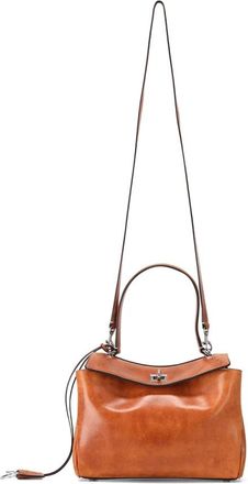 Balenciaga Handtassen - Dames - Tassen - Bruin - Maat: ONE Size Zijde