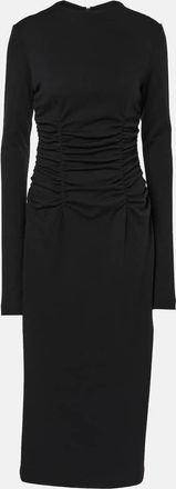 Sportmax Acline wool and cotton-blend maxi dress