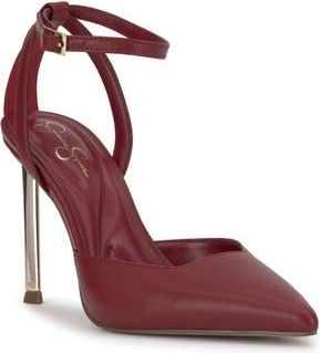 Jessica Simpson Kalynia Ankle Strap Pump in Chili Pepper at Nordstrom Rack, Size 5.5