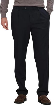 Stefano Lauran Sl-Caleb Broek - Heren - Broeken - Blauw - Maat: M