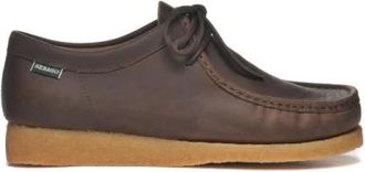 Sebago Handgemaakte leren schoenen Koala Sanehorse Brown - Heren - Veterschoenen - Bruin - 45 EU - Leer - Schoenen