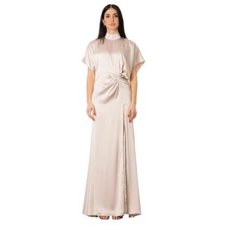 Actualee Abito elegante - Dresses - Mujer - Beige - L