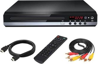 OEM Lecteur Dvd C&acirc;ble Av Hdmi Compact Entr&eacute;e Usb Uhd 1080p 5.1 St&eacute;r&eacute;o Surround Region-lecteur Cd Gratuit Pour &Eacute;tude De Karaok&eacute; &Agrave;