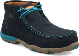 Twisted X Boots Womens Nano Toe Electrical Hazard Chukka Work Shoes In Dark Teal Turquoise