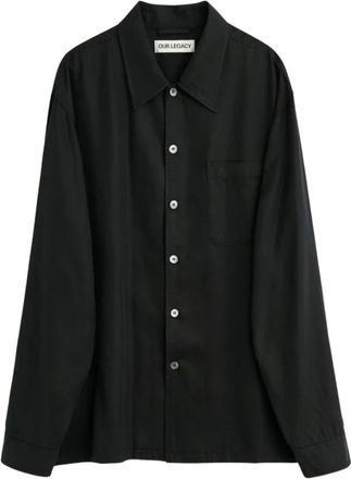 Our Legacy Every Shirt - Heren - Casual Overhemden - Zwart - M - Overhemden