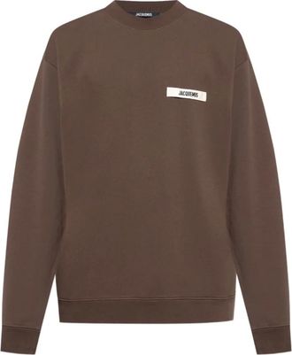 Jacquemus Hombre, Sudaderas, Marr&oacute;n, Talla: L