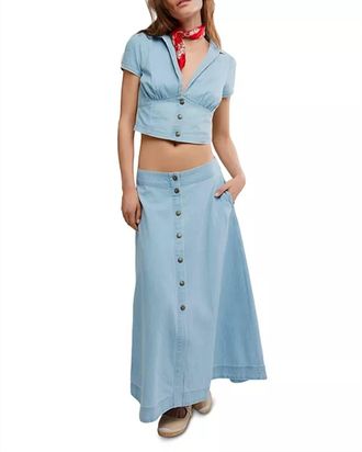 Free People Easy Does It Set In Blue