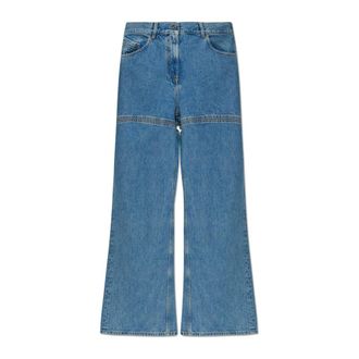 The Attico Wide Jeans, female, Blue, Size: W29 Wide-leg Jeans