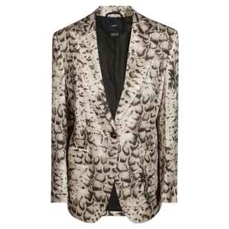 Pinko Blazers, female, Beige, Size: M Follina Jacket