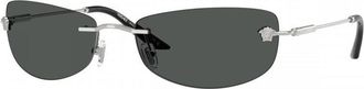 Versace VE2279 100087 Silver/Dark Grey