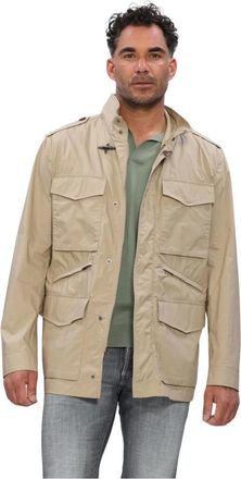 Fay Jassen, Heren, Beige, M, Explorer Field Jacket Lavata