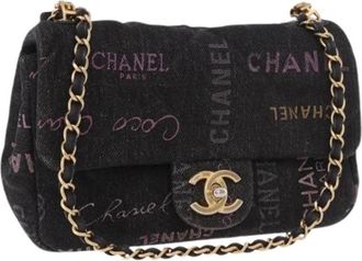 Chanel Pre-owned Vintage Schoudertas - Dames - Vintage Schoudertas - Zwart - ONE Size - Vintage