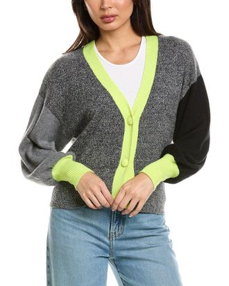 Brodie Colorblock Balloon Sleeve Cardigan
