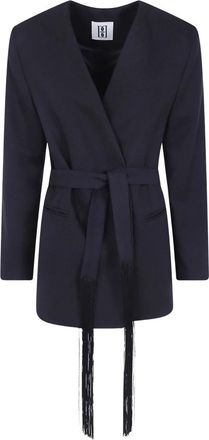 By Malene Birger Emma Wol Blazer - Dames - Blazers - Zwart - M - Wol - Jassen