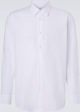 Saint Laurent Cassandre cotton-blend poplin shirt