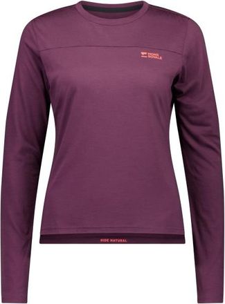 Mons Royale Diversion Merino Bike Jersey L/S Velotrikot f&uuml;r Damen | lila