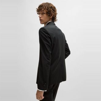 HUGO BOSS Hugo Mens Regular Fit Blazer Jacket in Black - Size X-Large