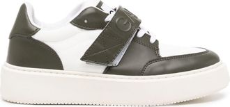 Ganni Sporty Mix sneakers - women - Rubber/Recycled Polyester/Vegetal Leather/Recycled Polyester - 42 - Green