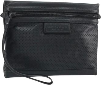 Bottega Veneta Pre-owned Clutches, female, Black, Size: ONE SIZE Pre-owned Vintage Hand Bag