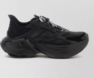 Fendi f light sneakers chunky sole mesh panels