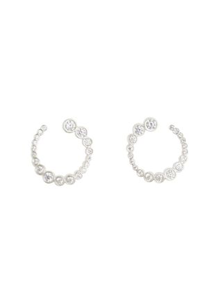Ragbag Odette 925 Sterling Silver Spiral Earrings - One Size