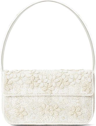 Staud Tommy Beaded Shoulder Bag in Garden Party at Nordstrom