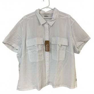 Eddie Bauer Womens Guide 3.0 Button Up Shirt - Plus In White