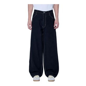 Story mfg. Pantaloni in denim a gamba larga - - Trousers - Uomo - Nero - L