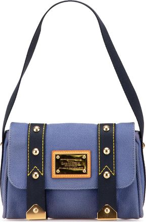 Louis Vuitton Pre-owned Womens Canvas Shoulder Bag - Blue Textile - One Size