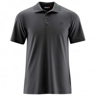 Maier Sports Ulrich Polo-Shirt f&uuml;r Herren | grau/schwarz