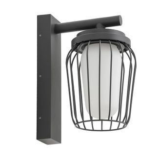 Lucande Lucande L&aacute;mpara De Pared Exterior chandan En Negro Aluminio