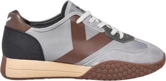 Keh-noo Sneaker Patchwork - Heren - Sneakers - Grijs - 41 EU - Leer - Schoenen