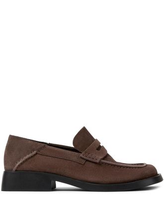 Camper Dana loafers - women - Suede - 36 - Brown