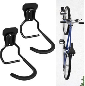 OEM Crochet Velos - Acier Massif 4 Mm - Antirouille Epoxy - Pour Garage Jardin Appartement - Lot De 2