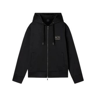 A|X Armani Exchange Hoodies & sweatvesten, Heren, Zwart, L, Zip-throughs