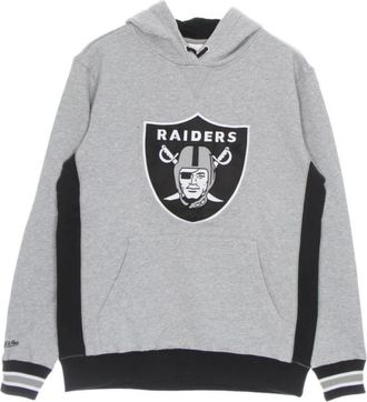 Mitchell & Ness Hoodie NFL Pinnacle zwaargewicht fleece hoodie Oakrai - Heren - Hoodies - Grijs - S - Hoodies & sweatvesten