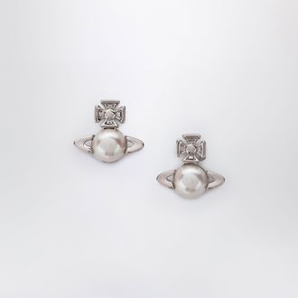 Vivienne Westwood Orecchini Balbina argento con perla