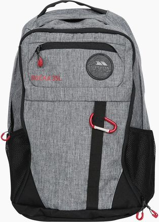 Trespass Mens Trespass Rocka Walking Rucksack Bag - Grey - 35L - Size: ONE size