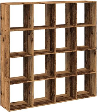 vidaXL Estantería madera de ingeniería envejecida 137,5x29x137,5 cm Vidaxl