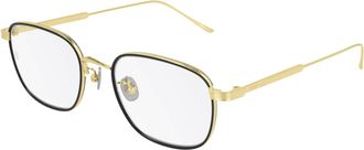 Cartier C de Cartier Demo Square Mens Eyeglasses CT0260O 005 54