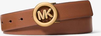 Michael Kors Logo Leather Belt
